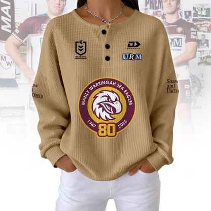 PREMIUM NRL X MWSE Woman Waffle  Classic Hoodie NDT NQK 240326