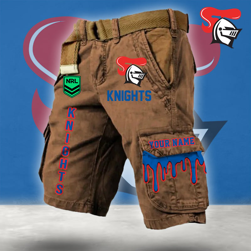 PREMIUM NRL X NK Cargo Shorts Custom Name Limited Edition NDT LVH