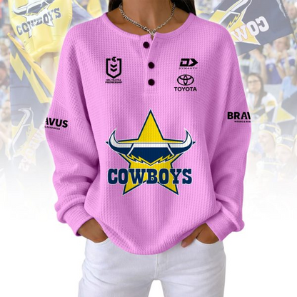 PREMIUM NRL X NQC Woman Waffle  Classic Hoodie NDT NQK 240326