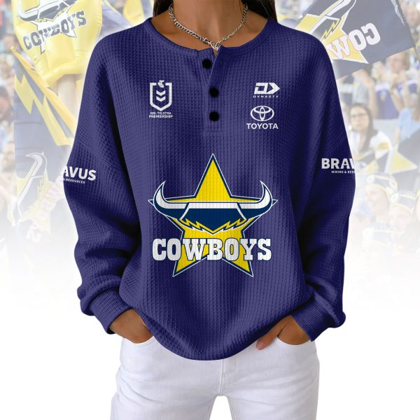 PREMIUM NRL X NQC Woman Waffle  Classic Hoodie NDT NQK 240326