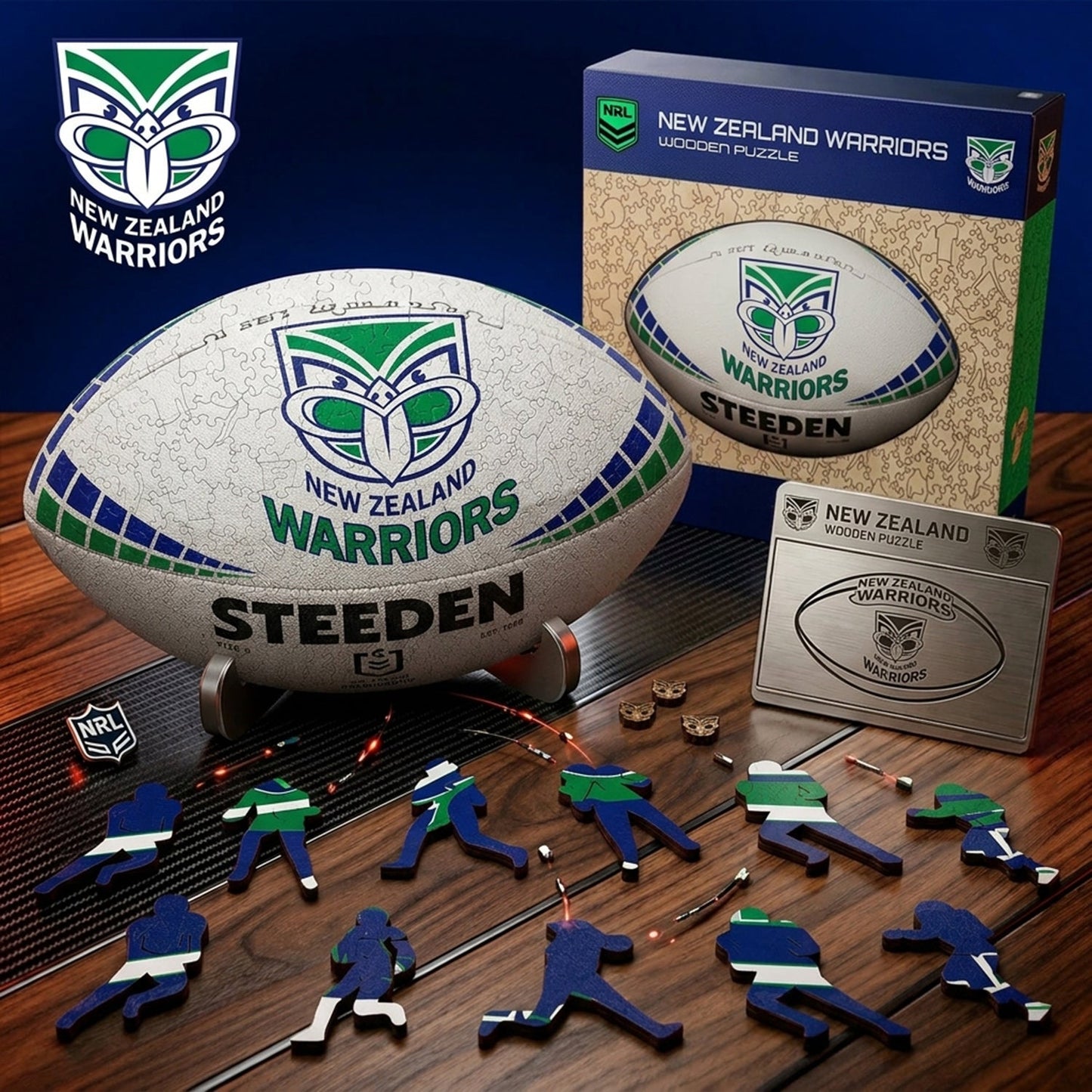 PREMIUM NRL X NZW 3D Wooden Puzzle Gift For Fan Limited Editions NDT NHM 030626