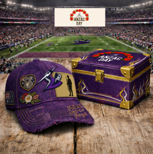 PREMIUM NRL X SM RETRO ANZAC DAY CAP LIMITED EDITION NDT VHM