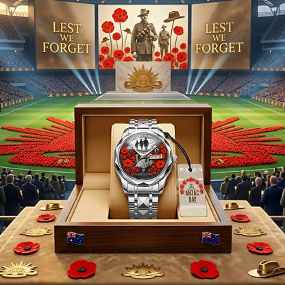 PREMIUM NRL X SR ANNIVERSARY 111TH ANZAC Alloy Luxury Quartz Watch Limited Edition NDT NHM 310326