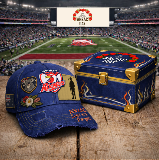 PREMIUM NRL X SR RETRO ANZAC DAY CAP LIMITED EDITION NDT VHM