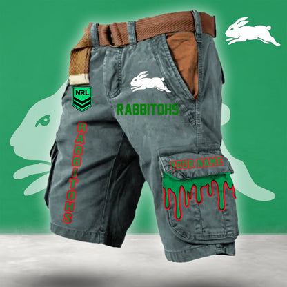 PREMIUM NRL X SSR Cargo Shorts Custom Name Limited Edition NDT LVH