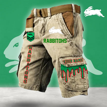 PREMIUM NRL X SSR Cargo Shorts Custom Name Limited Edition NDT LVH