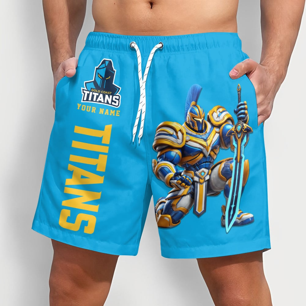 PREMIUM NRL  X T Sport Style Mascot Men Short Pants Custom NAME NDT NQK