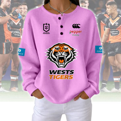PREMIUM NRL X WT Woman Waffle  Classic Hoodie NDT NQK 240326