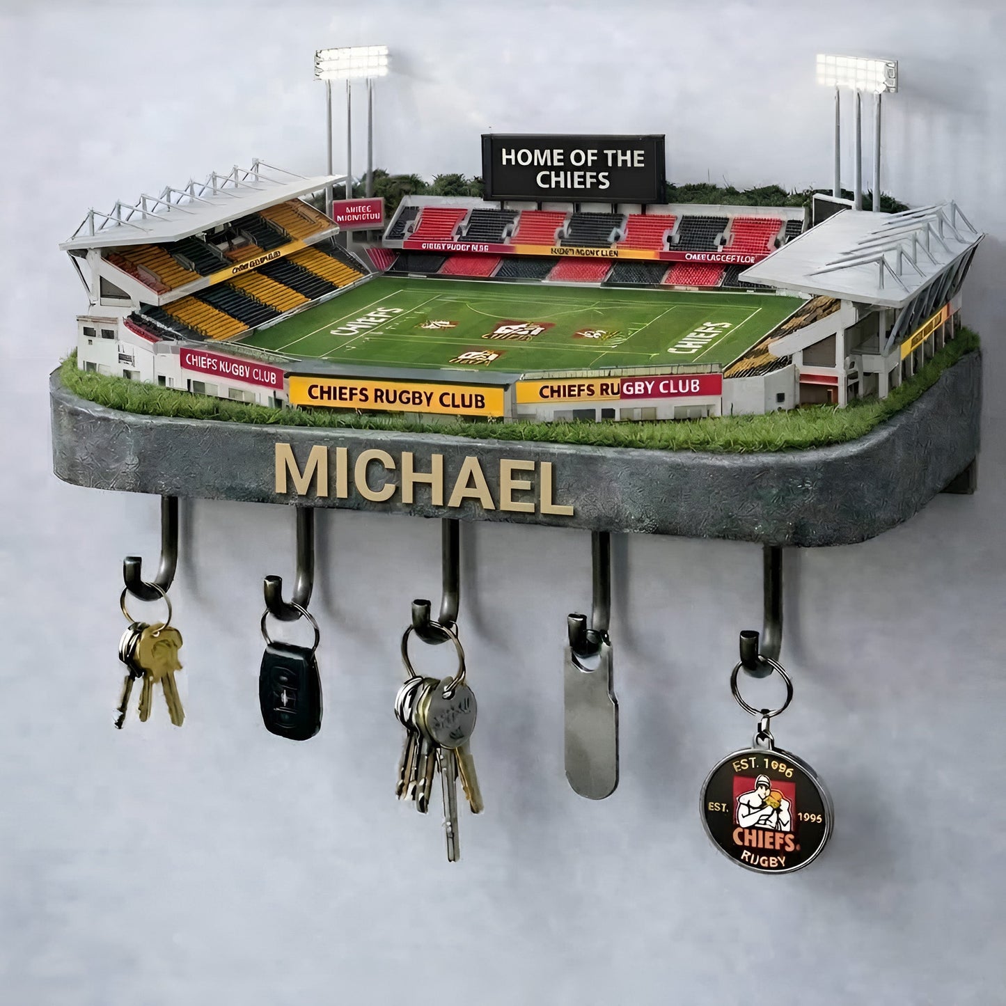 PREMIUM  SRP X CHIE  Stadium Wood Key Hanger Limited Editions NDT NTN