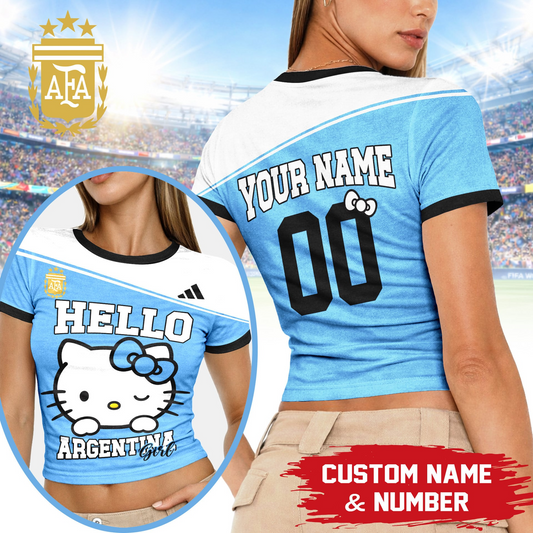 PREMIUM  WC26 X ARG Play Cute 3D Baby Tee NDT VHM 190526