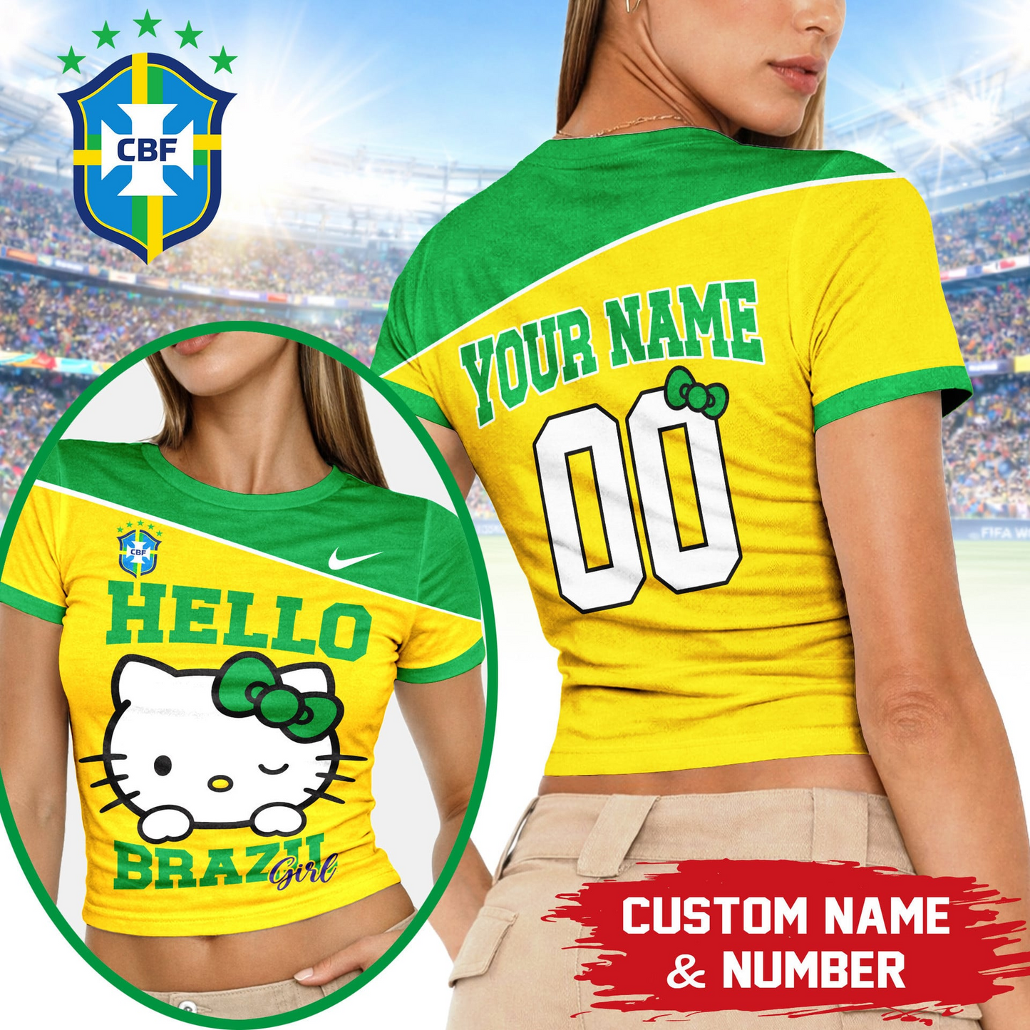 PREMIUM  WC26 X BRA Play Cute 3D Baby Tee NDT VHM 190526