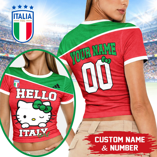 PREMIUM  WC26 X ITA Play Cute 3D Baby Tee NDT VHM 190526