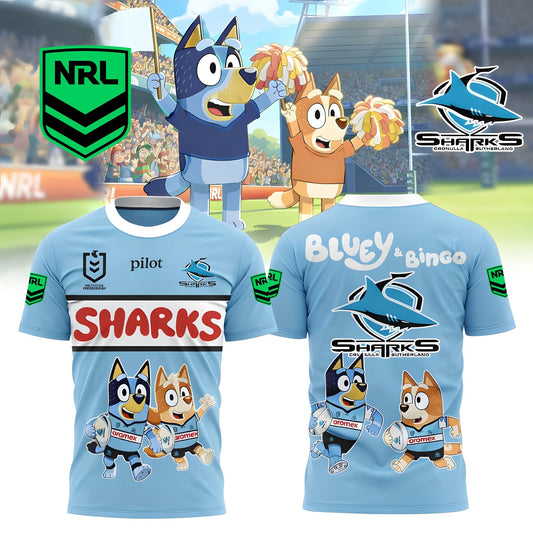 PREMIUM NRL X CS Bluey & Bingo POLO SHIRT ƒ?? Limited 2026 NDT LVH