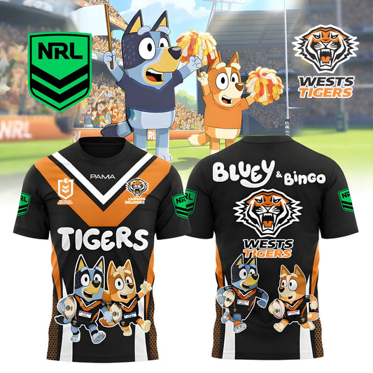 PREMIUM NRL X WT Bluey & Bingo POLO SHIRT ƒ?? Limited 2026 NDT LVH