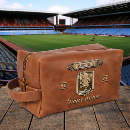 PREMIUM ?��??���?��? X AST 3D EMBOSSED LEATHER TOILETRY BAG Limited Edition NDT NHM 020326
