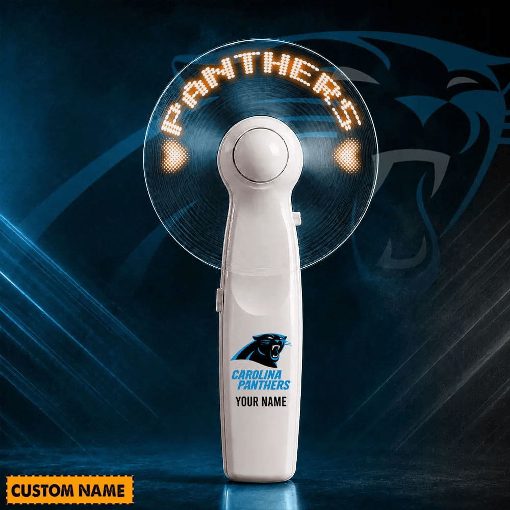 PREMIUM NFL X CAR USB Led Fan Custom Name Limited Editions NDT LVH240526