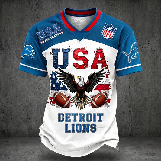 PREMIUM NFL X DL 250TH anniversary LUXURY V-Neck T- Shirt 130626