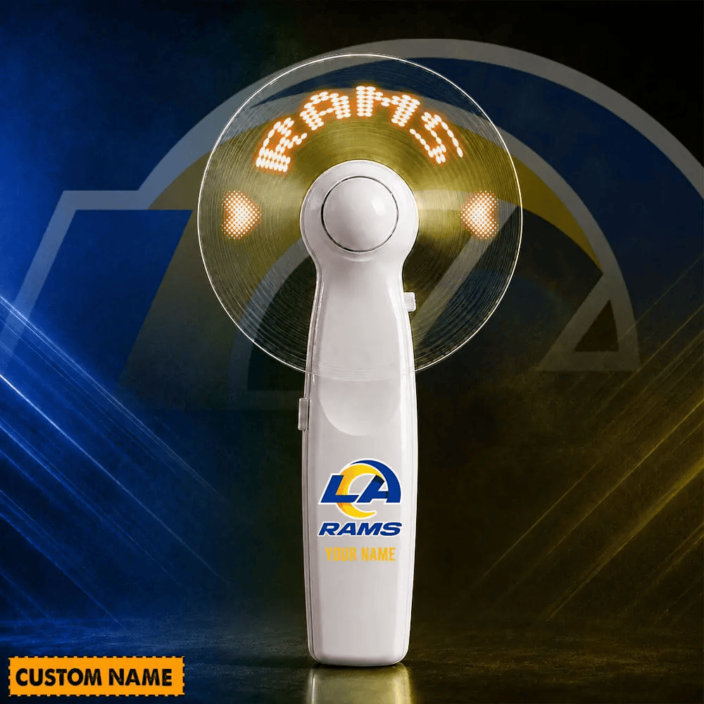 PREMIUM NFL X LAR USB Led Fan Custom Name Limited Editions NDT LVH240526
