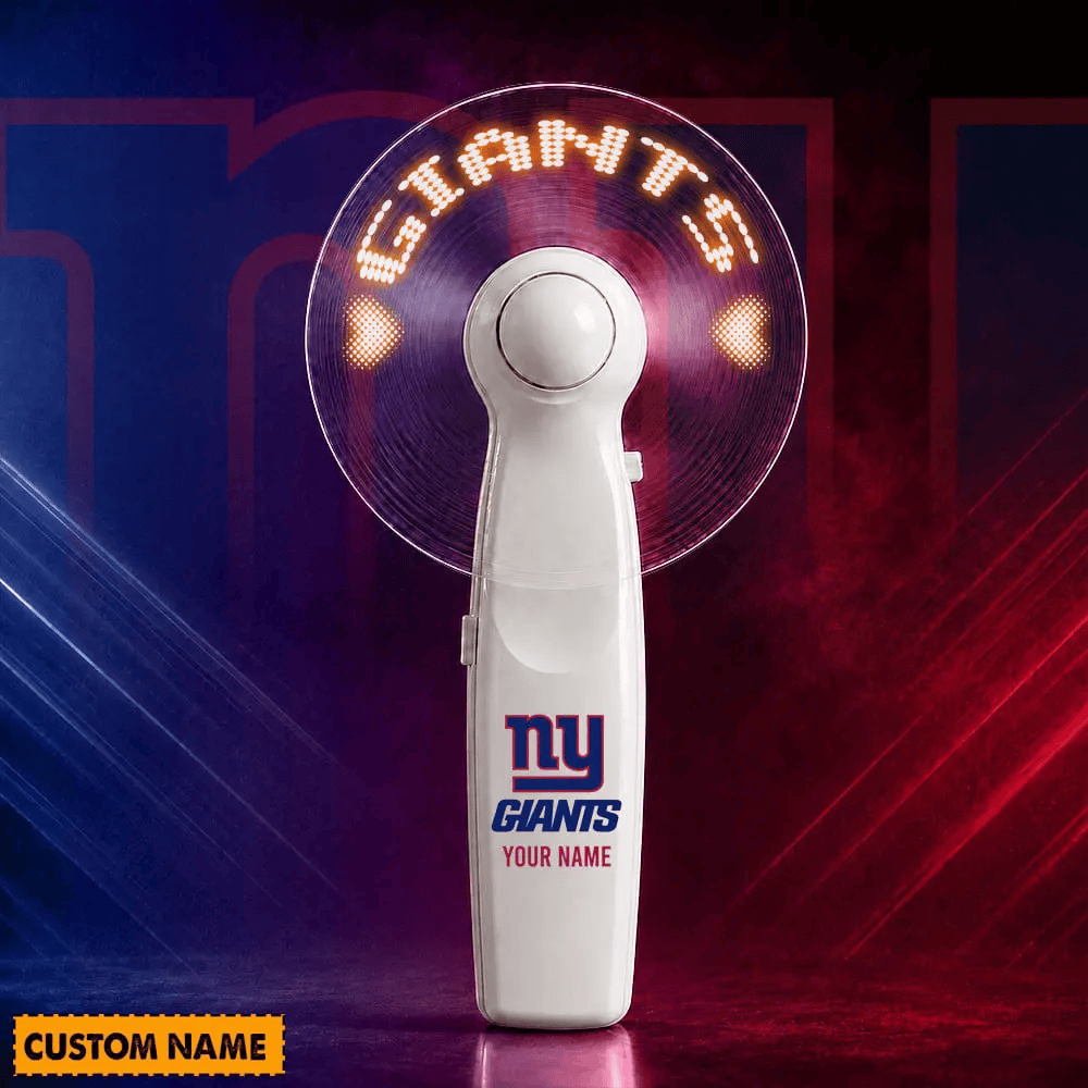 PREMIUM NFL X NYG USB Led Fan Custom Name Limited Editions NDT LVH240526