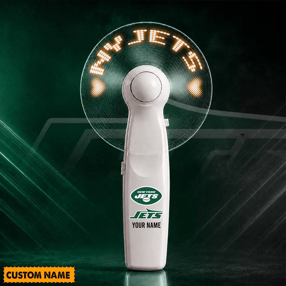 PREMIUM NFL X NYJ USB Led Fan Custom Name Limited Editions NDT LVH240526