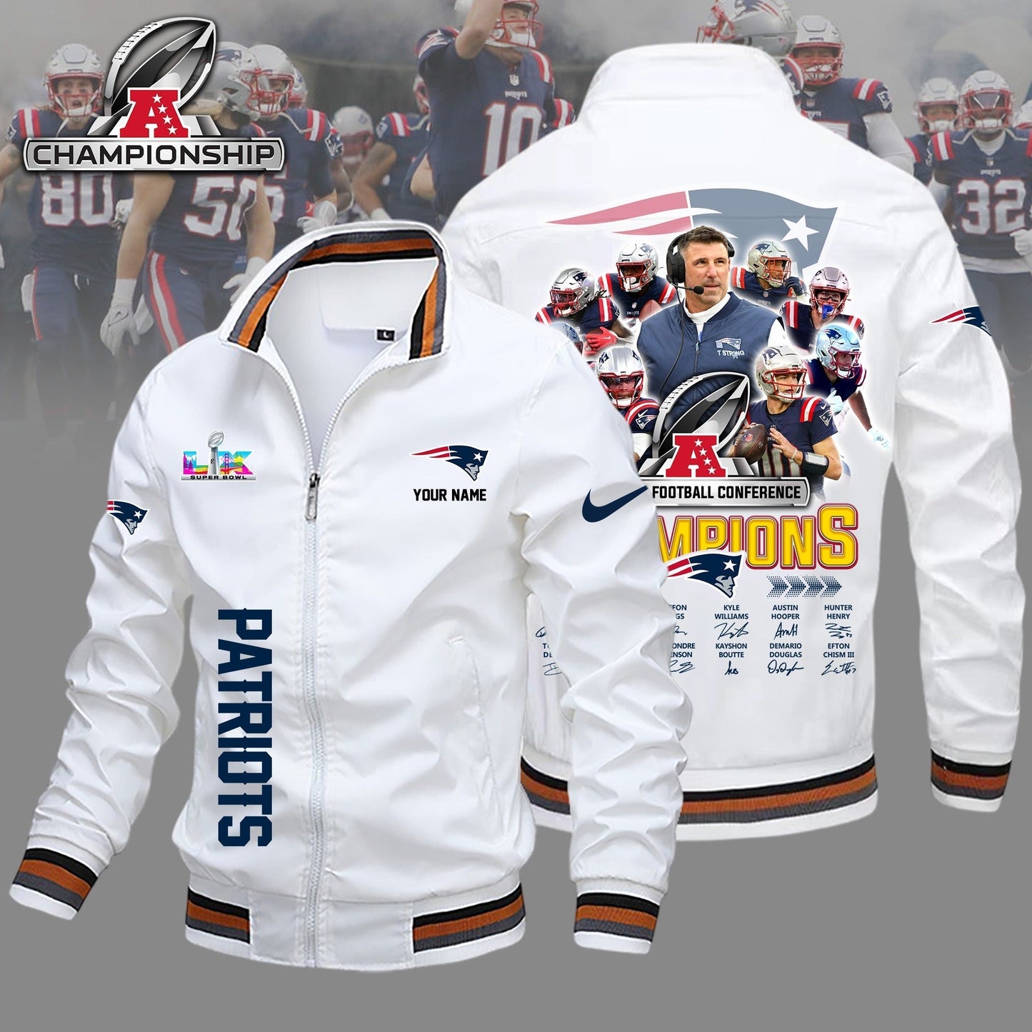 PREMIUM NFL X PAT National League Champions 2026 Boomber Jacket NDT NHM 050226