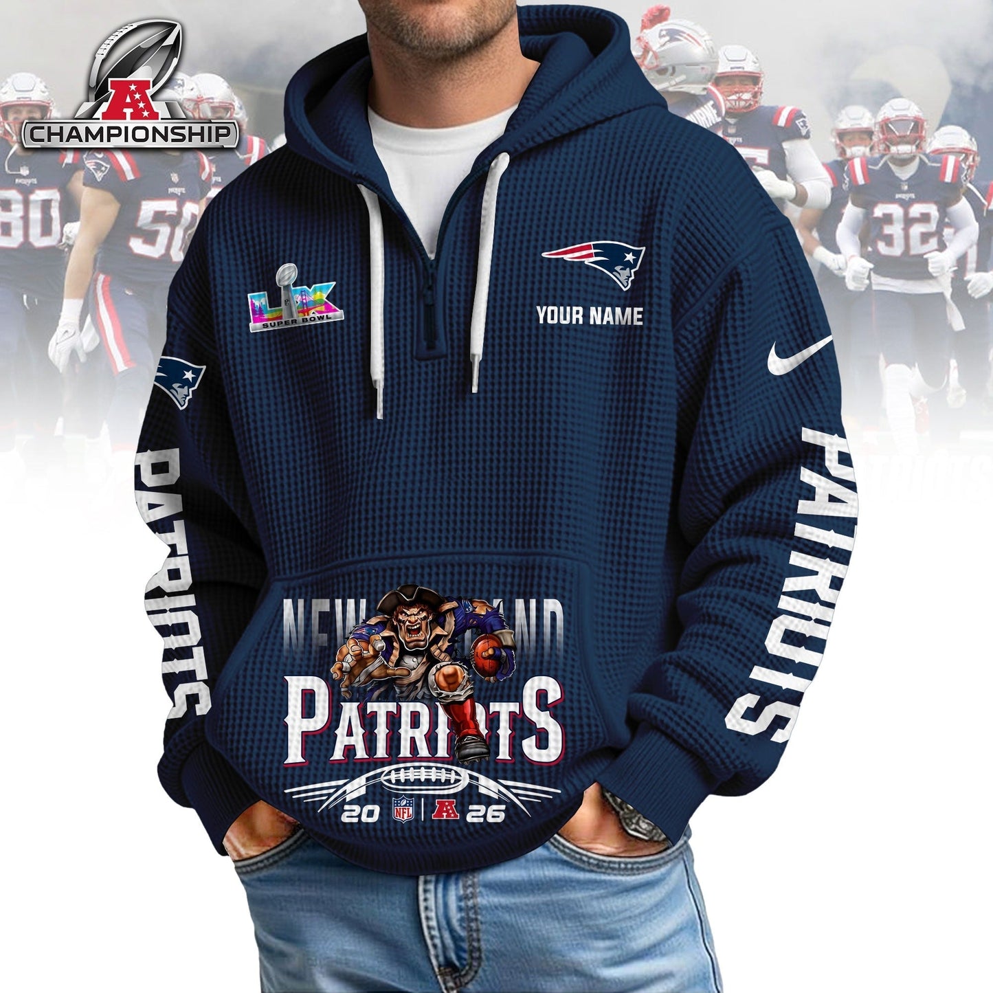 PREMIUM NFL X PAT National League Champions 2026 Fashion Hoodie NDT NHM 050226