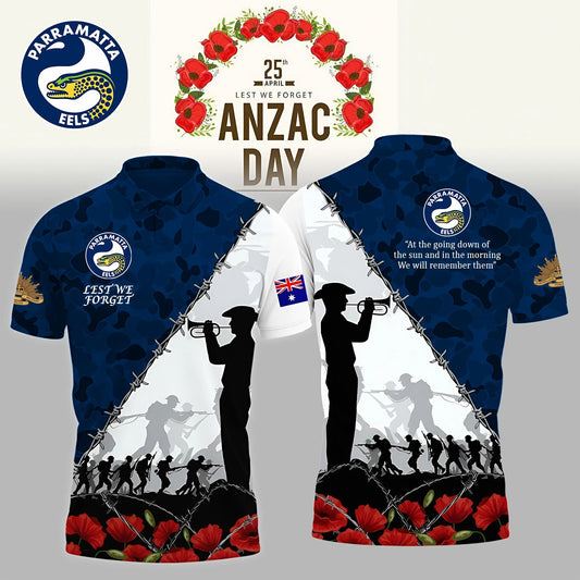 PREMIUM NRL X PE ANZAC DAY POLO SHIRT LIMITED EDITION NDT NHM 130326