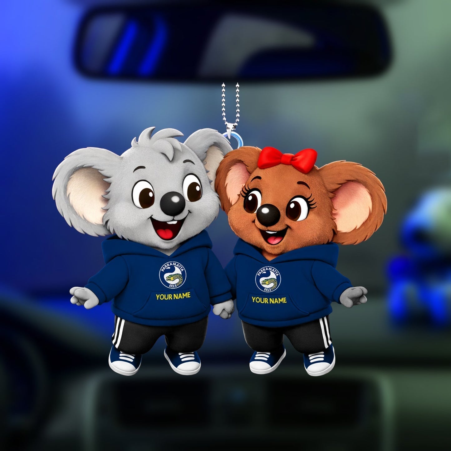 PREMIUM PE X Blinky Bill & Nutsy Car Ornament NDT NHM 040326