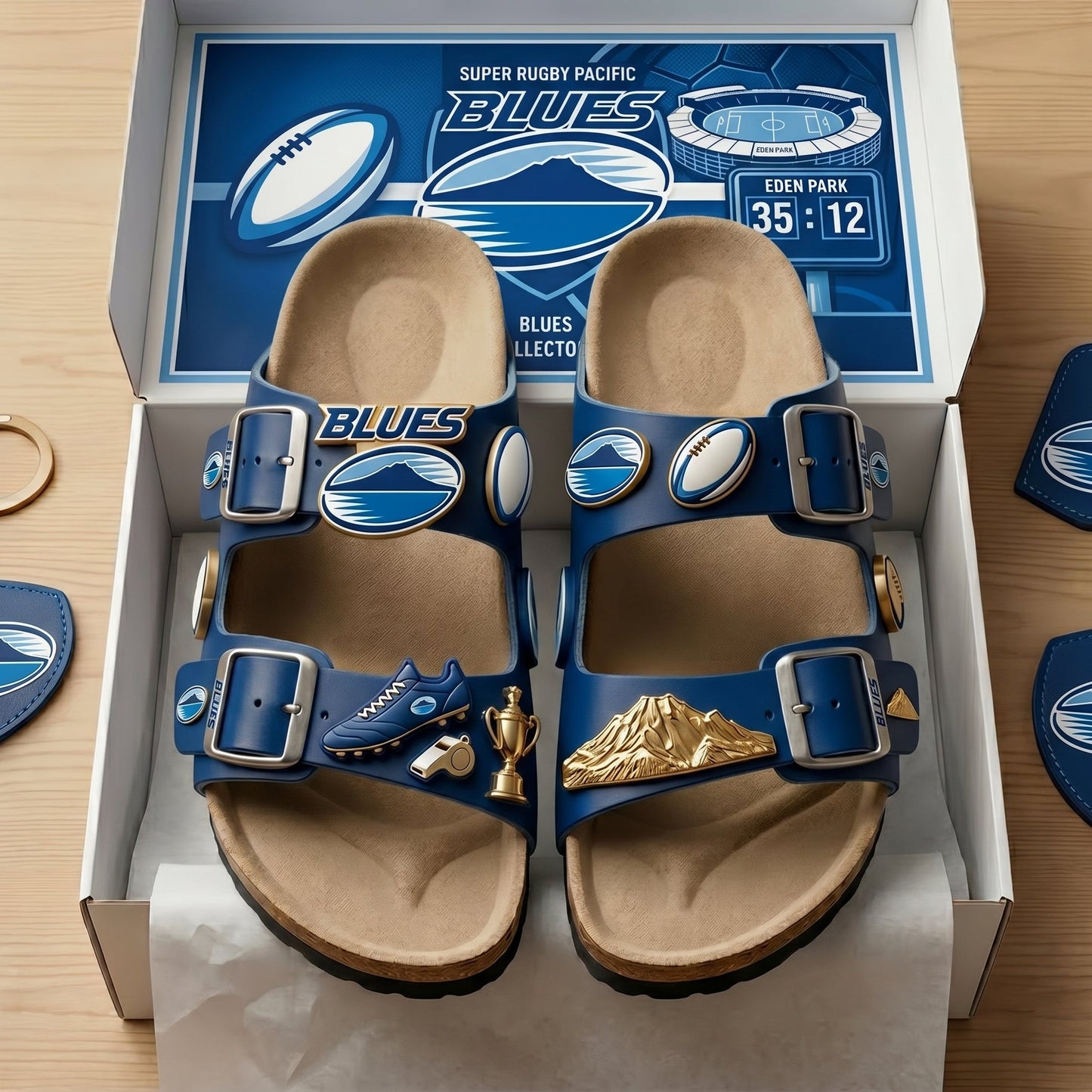 PREMIUM SRP  X BLU  Birken-Inspired Double-Strap Sandals For Summer Holiday NDT VHM 190526