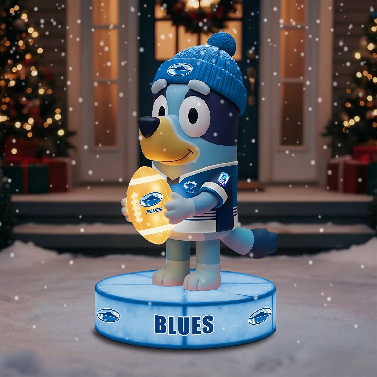 PREMIUM SRP X BLUE Holiday Spirit Collectible BLUEY Statue NDT NHM 270326