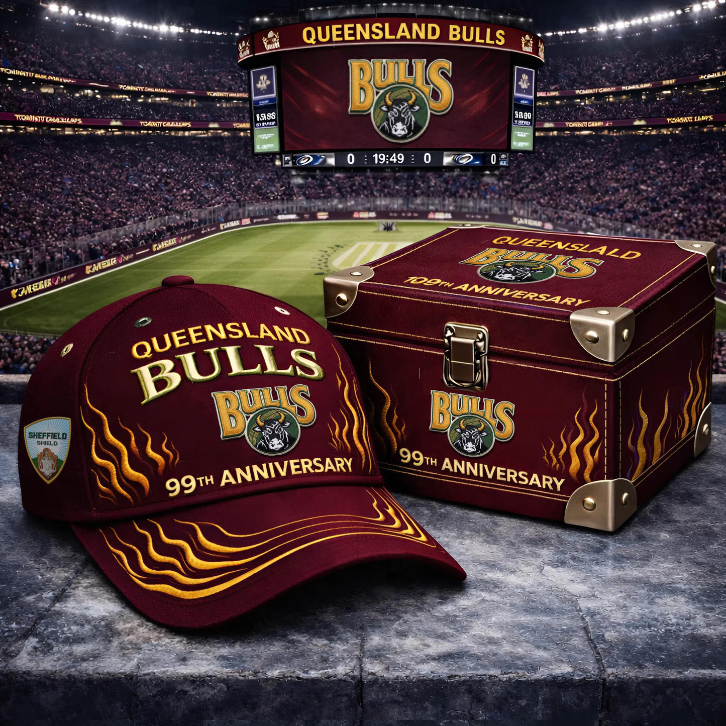 PREMIUM SS X BUL  ANNIVERSARY CAP CRICKET LIMITED EDTIONS NDT VHM 230326