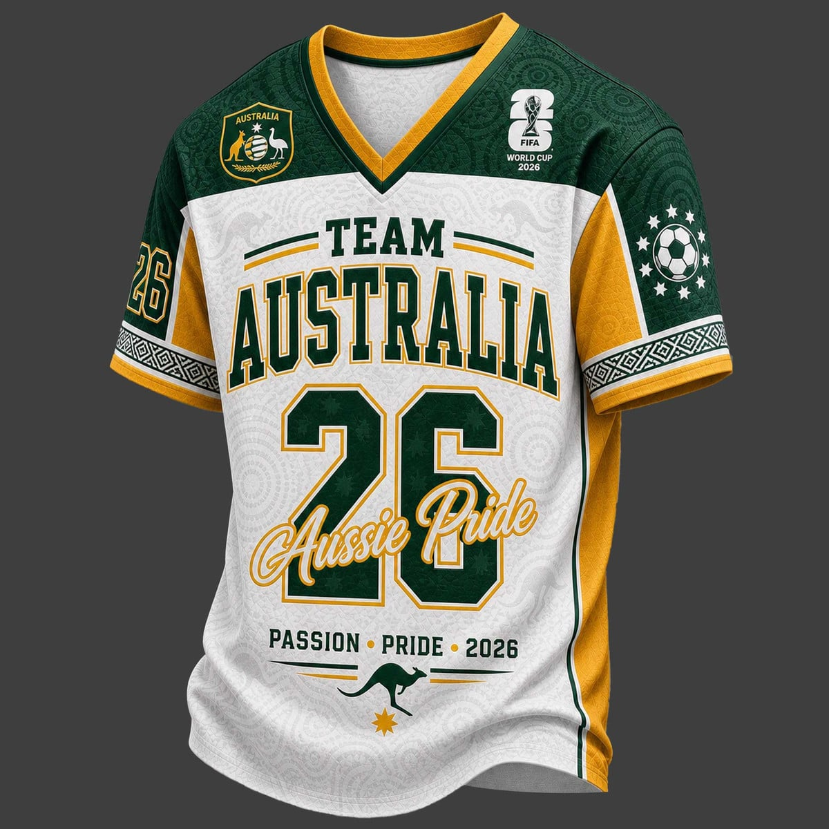 PREMIUM WC 2026 X AUS V-Neck Jersey LIMIED EDITIONS NDT VHM 190526