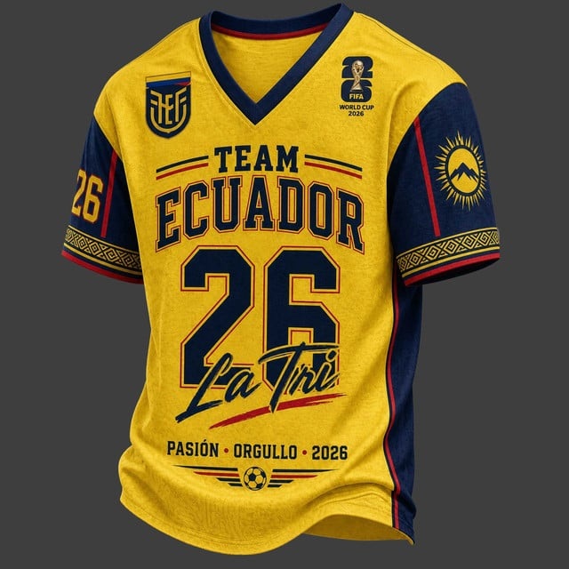 PREMIUM WC 2026 X ECU V-Neck Jersey LIMIED EDITIONS NDT VHM 190526
