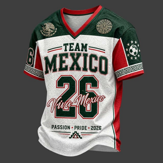 PREMIUM WC 2026 X MEX V-Neck Jersey LIMIED EDITIONS NDT VHM 190526