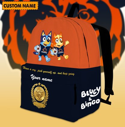 PREMIUM NFL X CB Schoolbag  Bluey & Bingo  Personalized Gifts For Son Limited Edition NDT VHM 050326