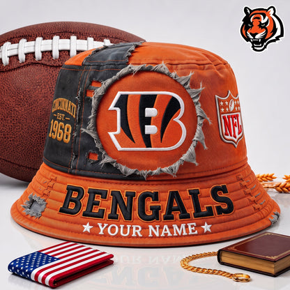 PREMIUM NFL X CIN Exclusive Bucket Hat Limited Editions 240626