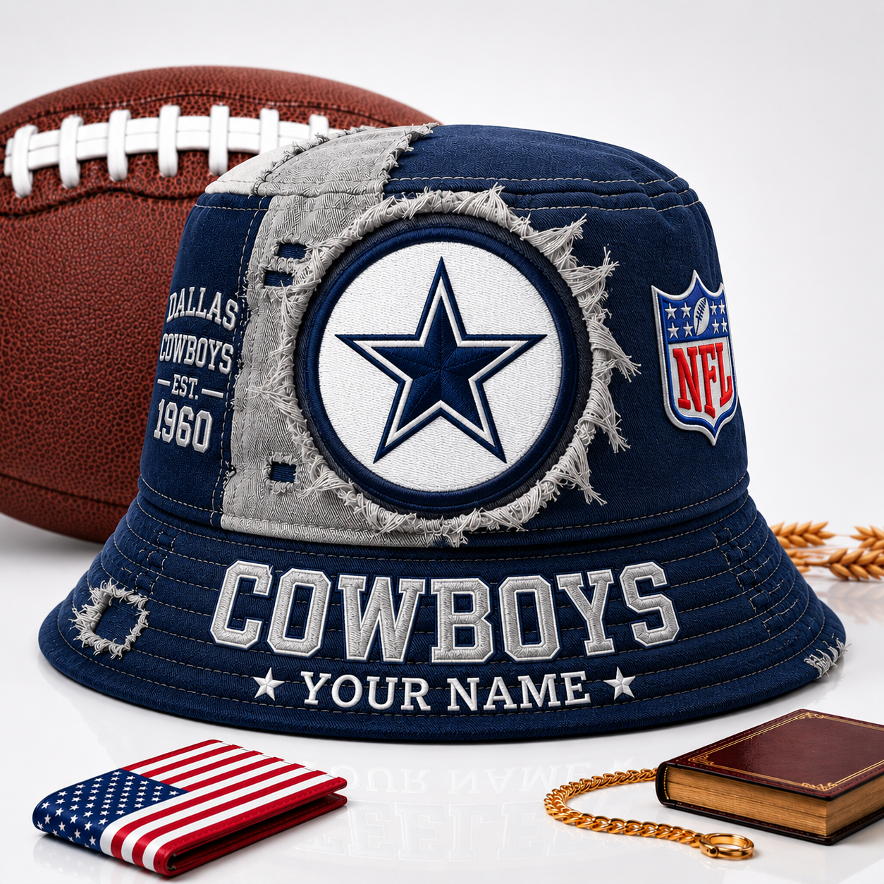 PREMIUM NFL X DC Exclusive Bucket Hat Limited Editions 240626