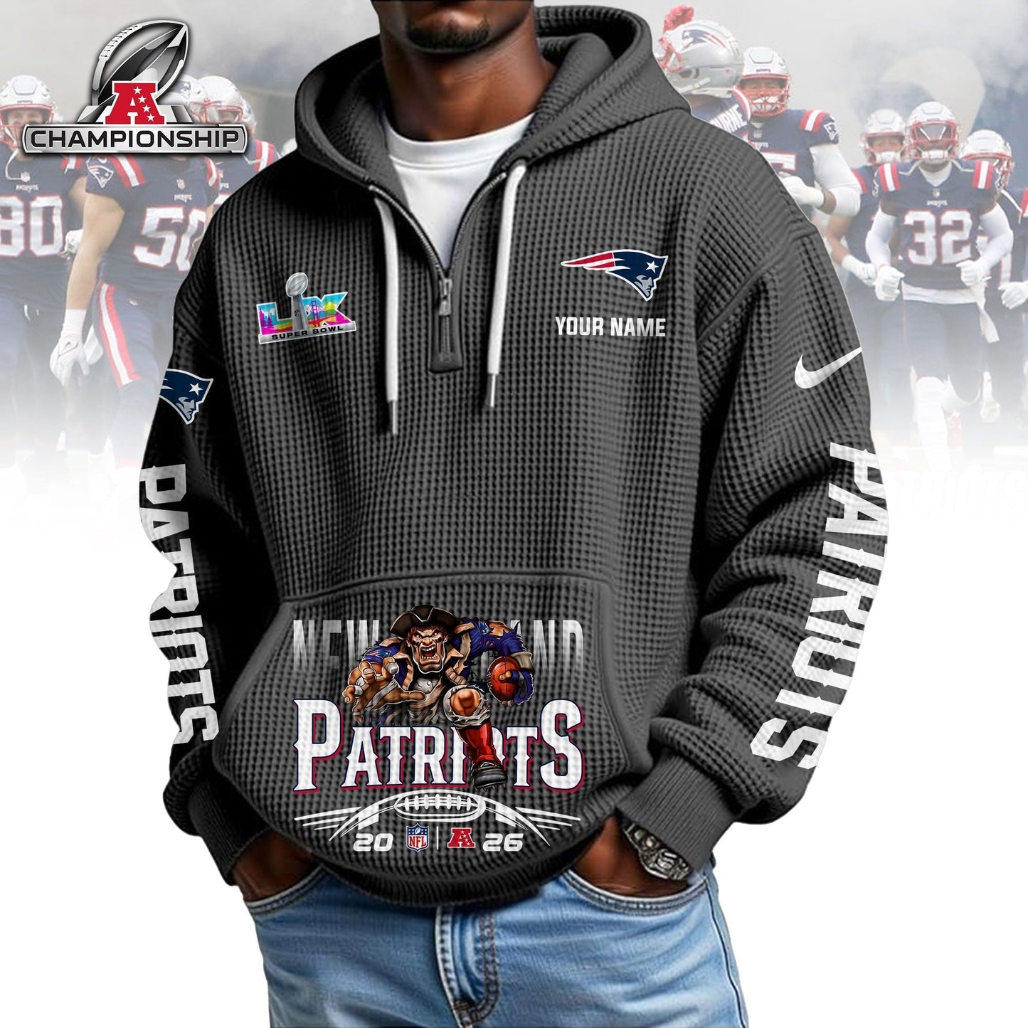 PREMIUM NFL X PAT National League Champions 2026 Fashion Hoodie NDT NHM 050226