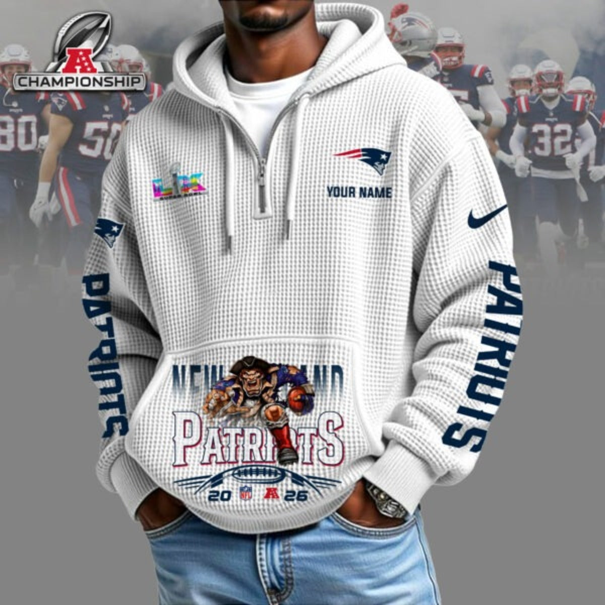 PREMIUM NFL X PAT National League Champions 2026 Fashion Hoodie NDT NHM 050226