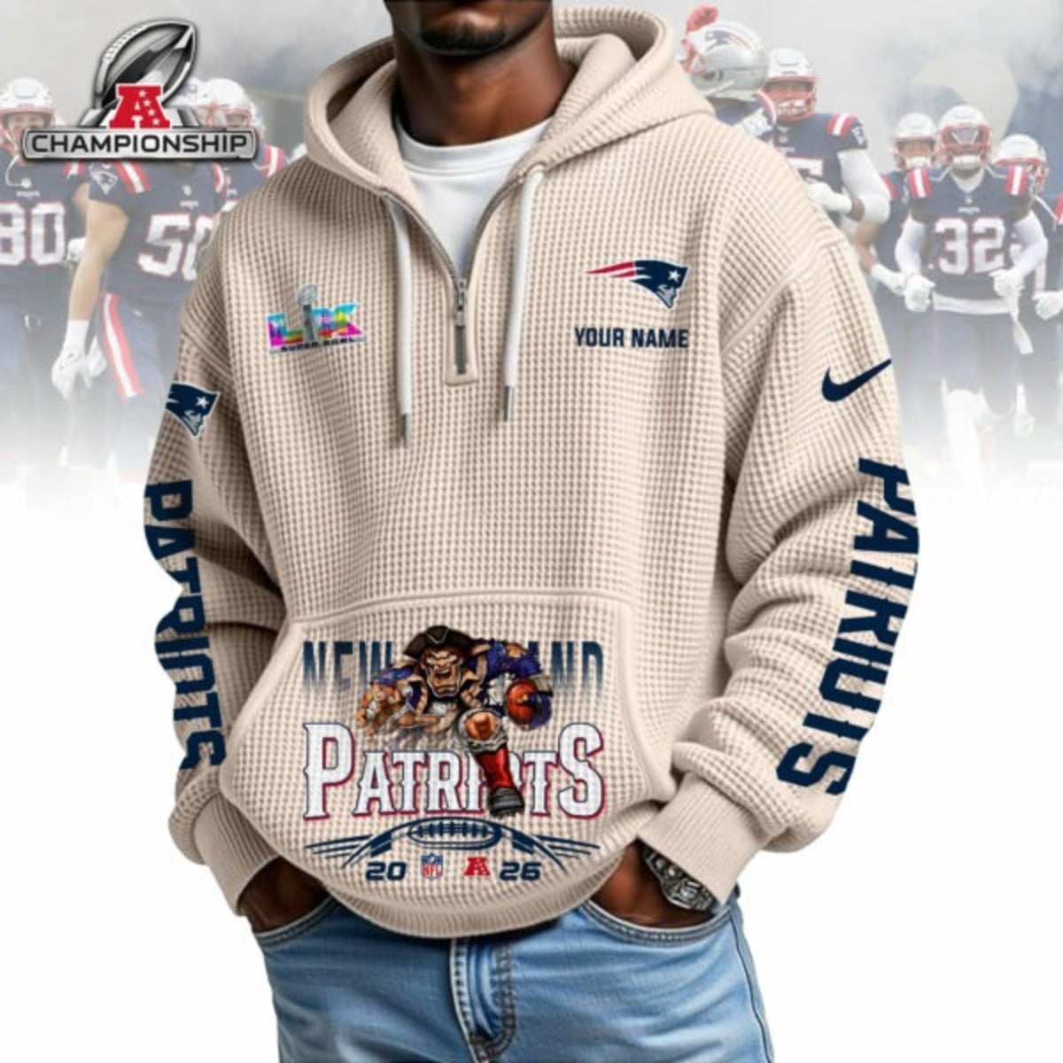 PREMIUM NFL X PAT National League Champions 2026 Fashion Hoodie NDT NHM 050226