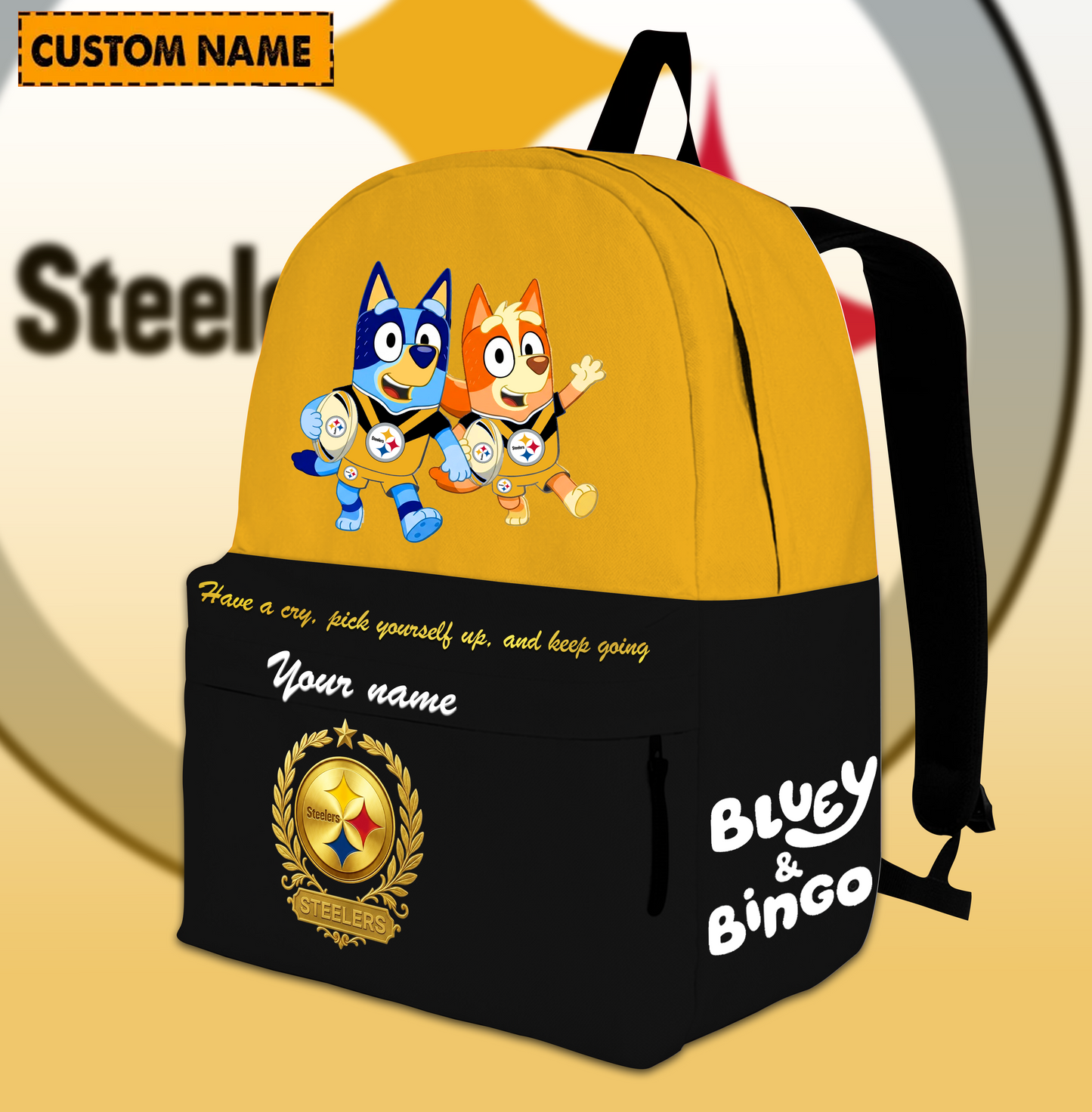 PREMIUM NFL X PIT Schoolbag  Bluey & Bingo  Personalized Gifts For Son Limited Edition NDT VHM 050326