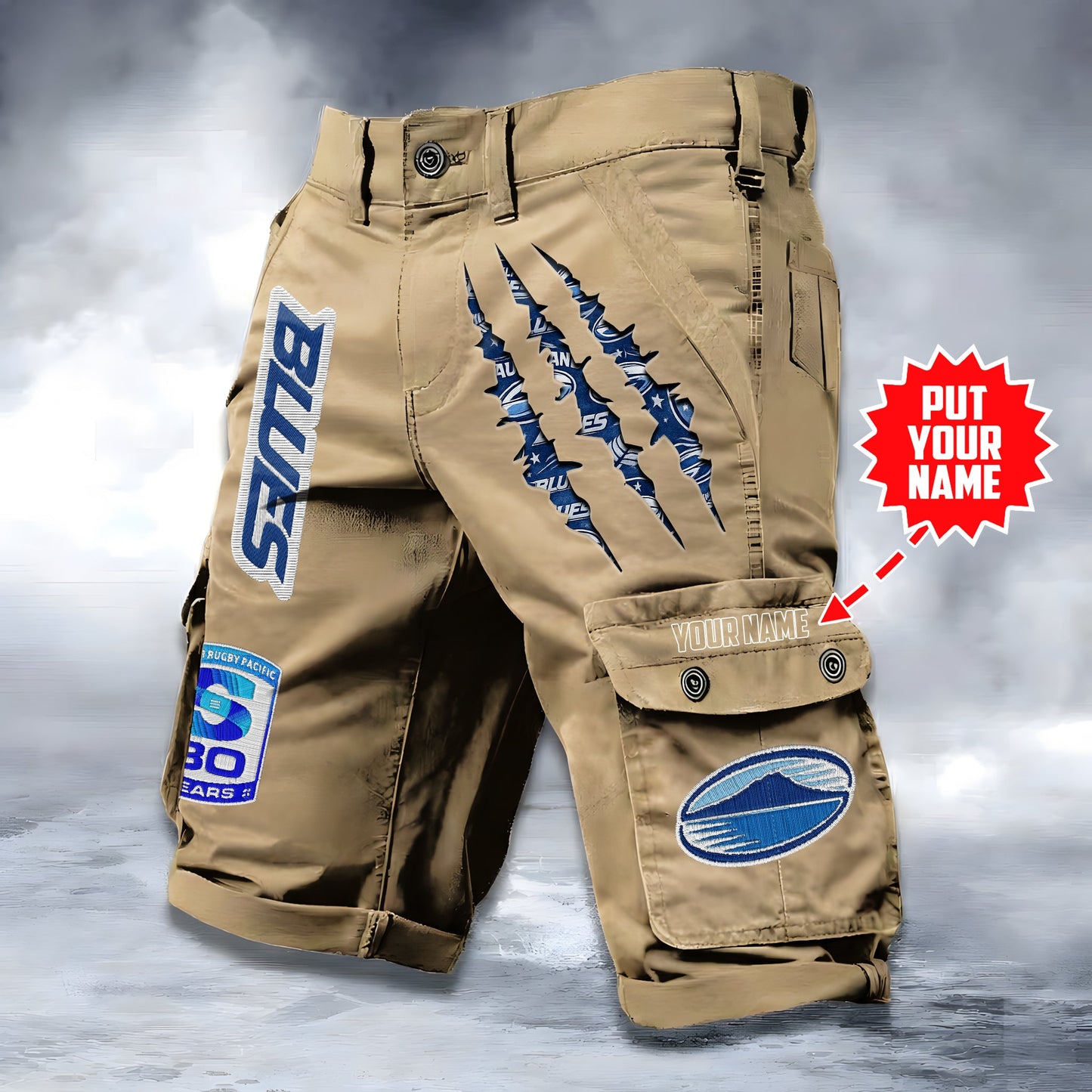 PREMIUM SRP X BLU SHORTS CUSTOME NAME FOR SUMMER HOLIDAY NDT LVH 080426