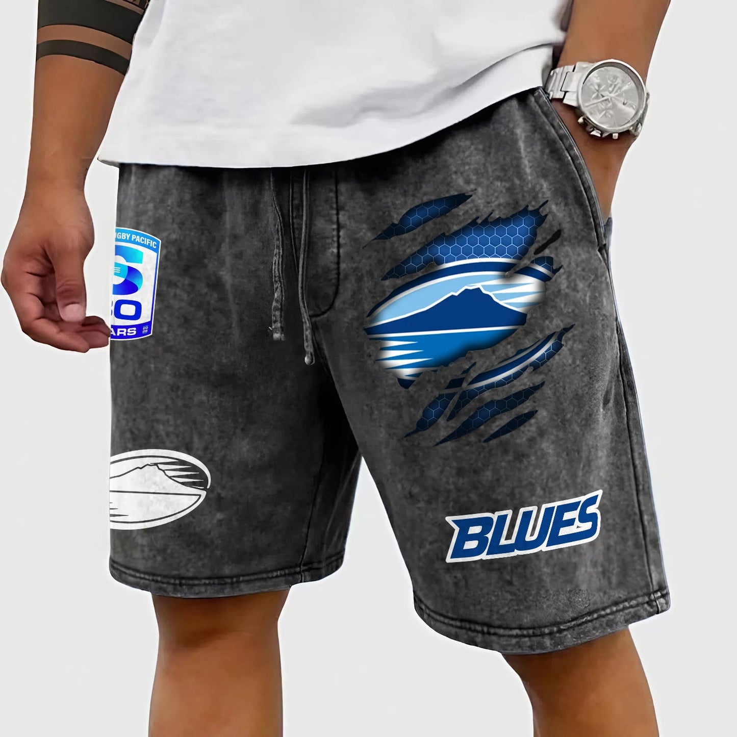 PREMIUM SRP X BLU Wash Shorts FOR SUMMER HOLIDAY NDT NHM 040626