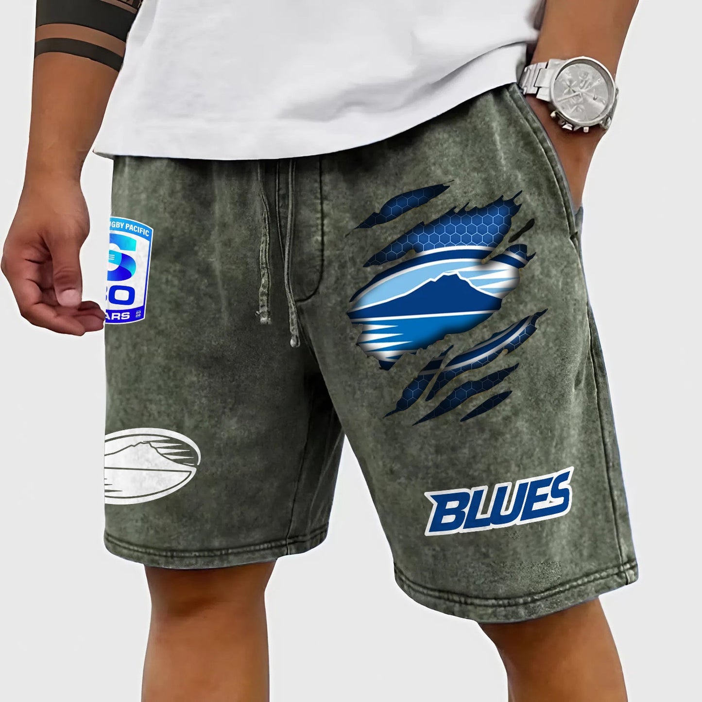 PREMIUM SRP X BLU Wash Shorts FOR SUMMER HOLIDAY NDT NHM 040626