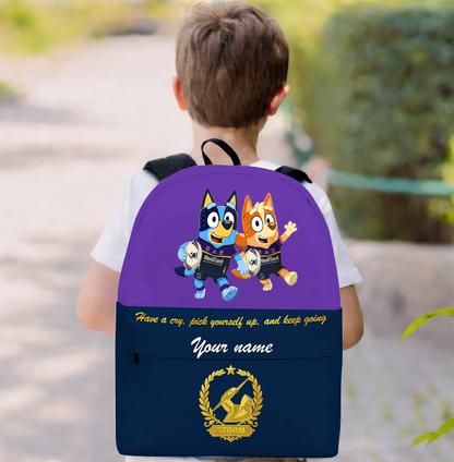PREMIUM NRL X MS Schoolbag  Bluey & Bingo  Personalized Gifts For Son Limited Edition NDT VHM 030326