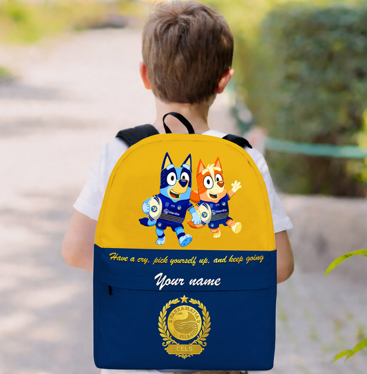 PREMIUM NRL X PE Schoolbag  Bluey & Bingo  Personalized Gifts For Son Limited Edition NDT VHM 030326