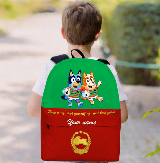 PREMIUM NRL X SSR Schoolbag  Bluey & Bingo  Personalized Gifts For Son Limited Edition NDT VHM 030326