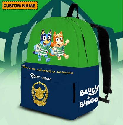 PREMIUM NRL X CR Schoolbag  Bluey & Bingo  Personalized Gifts For Son Limited Edition NDT VHM 030326