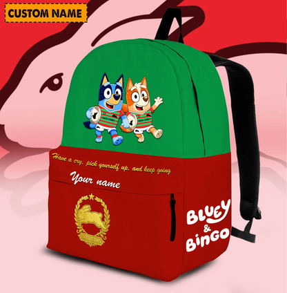 PREMIUM NRL X SSR Schoolbag  Bluey & Bingo  Personalized Gifts For Son Limited Edition NDT VHM 030326