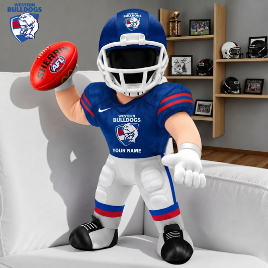 PREMIUM  AFL X WB Players Custom Shape Pillow Custom Name Gifts FOR FAN NDT VHM 250526